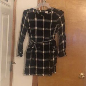 Black and White Holiday Dress